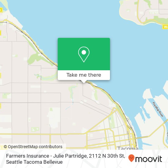 Mapa de Farmers Insurance - Julie Partridge, 2112 N 30th St