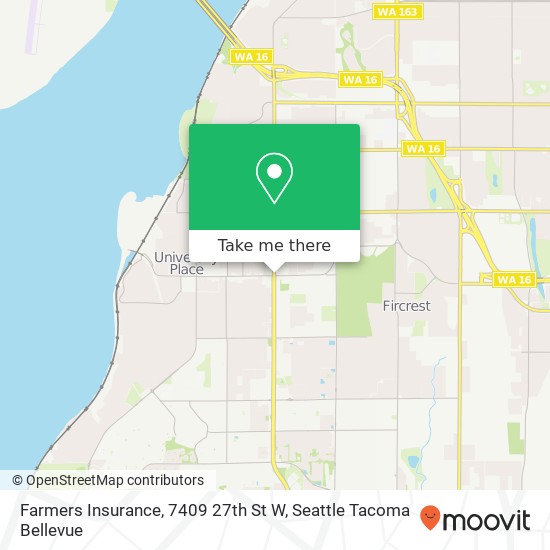 Farmers Insurance, 7409 27th St W map