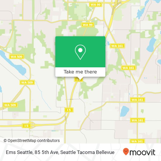 Ems Seattle, 85 5th Ave map