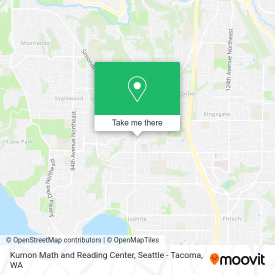 Mapa de Kumon Math and Reading Center