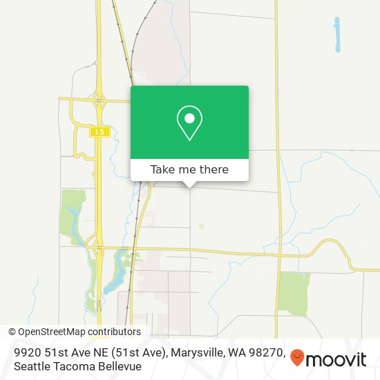 Mapa de 9920 51st Ave NE (51st Ave), Marysville, WA 98270