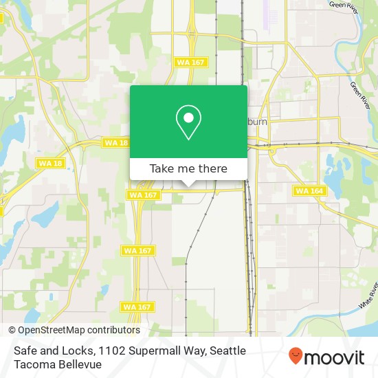 Mapa de Safe and Locks, 1102 Supermall Way