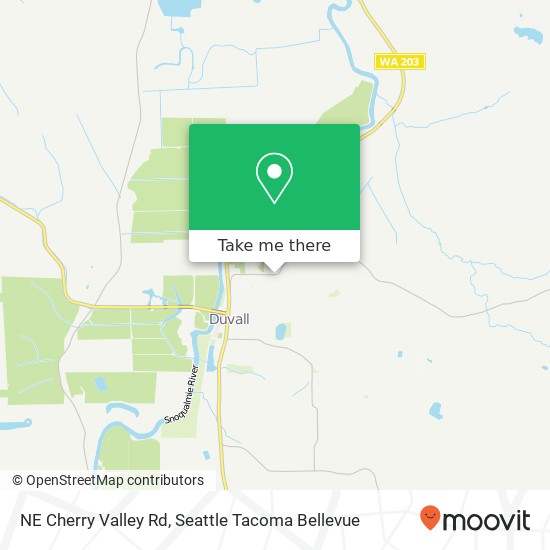 Mapa de NE Cherry Valley Rd, Duvall, WA 98019