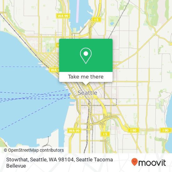 Mapa de Stowthat, Seattle, WA 98104