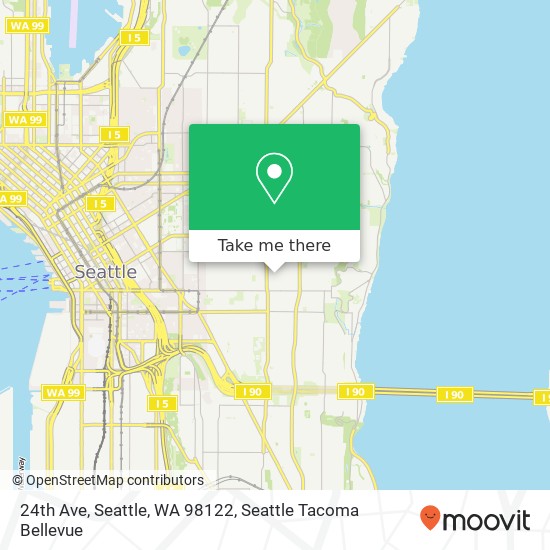 Mapa de 24th Ave, Seattle, WA 98122