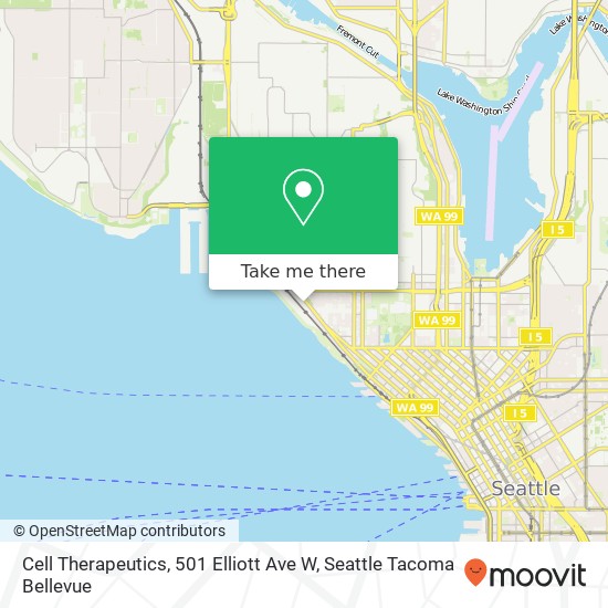 Cell Therapeutics, 501 Elliott Ave W map