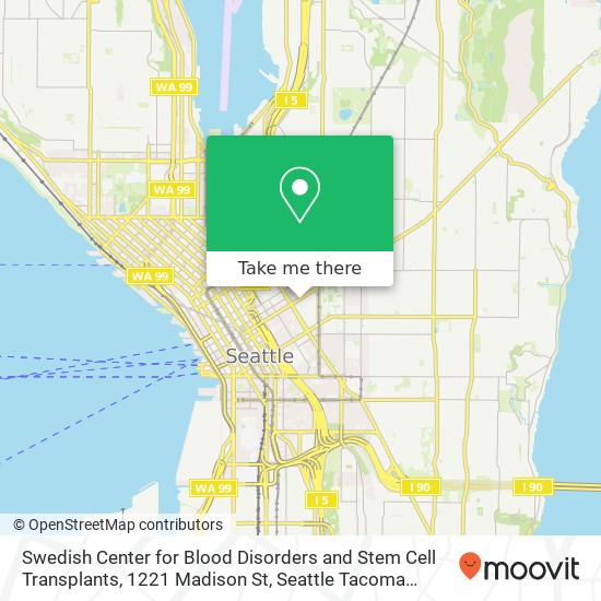 Mapa de Swedish Center for Blood Disorders and Stem Cell Transplants, 1221 Madison St