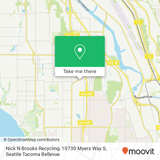 Nick N Brooks Recycling, 10730 Myers Way S map