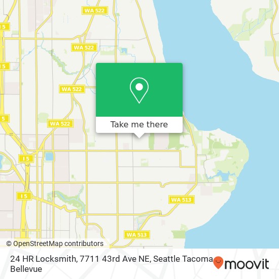 24 HR Locksmith, 7711 43rd Ave NE map