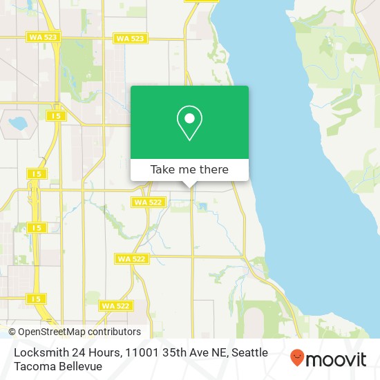 Locksmith 24 Hours, 11001 35th Ave NE map