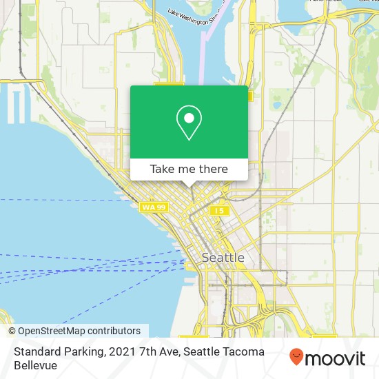 Standard Parking, 2021 7th Ave map