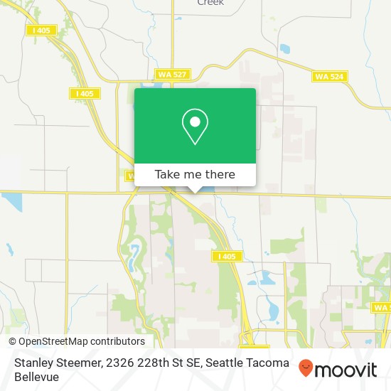 Mapa de Stanley Steemer, 2326 228th St SE