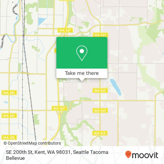 SE 200th St, Kent, WA 98031 map