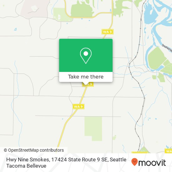 Mapa de Hwy Nine Smokes, 17424 State Route 9 SE