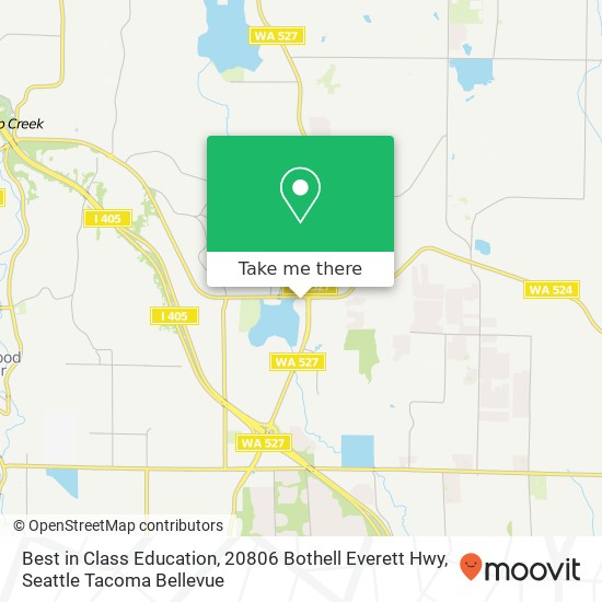 Mapa de Best in Class Education, 20806 Bothell Everett Hwy