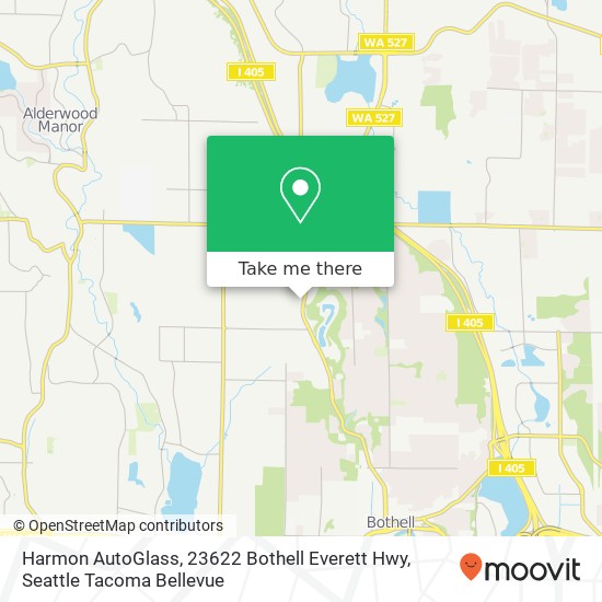 Mapa de Harmon AutoGlass, 23622 Bothell Everett Hwy