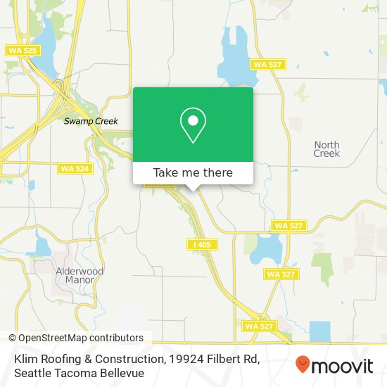 Klim Roofing & Construction, 19924 Filbert Rd map