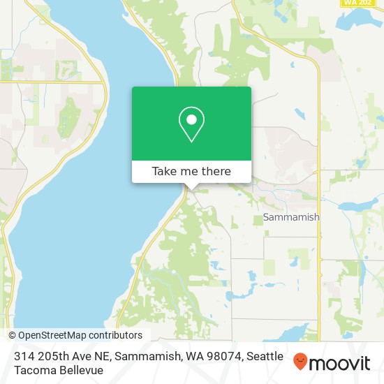 314 205th Ave NE, Sammamish, WA 98074 map