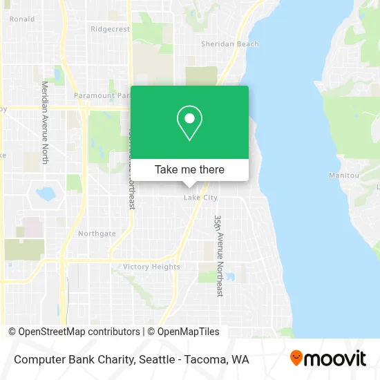 Computer Bank Charity map