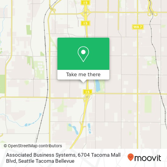 Mapa de Associated Business Systems, 6704 Tacoma Mall Blvd