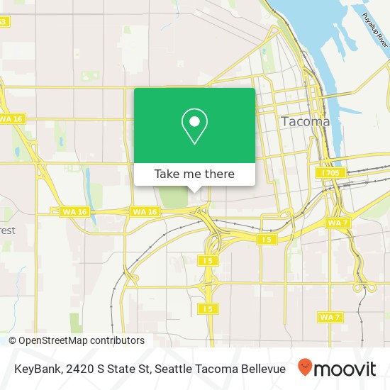 Mapa de KeyBank, 2420 S State St