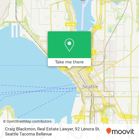 Mapa de Craig Blackmon, Real Estate Lawyer, 92 Lenora St