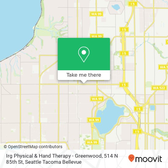 Mapa de Irg Physical & Hand Therapy - Greenwood, 514 N 85th St