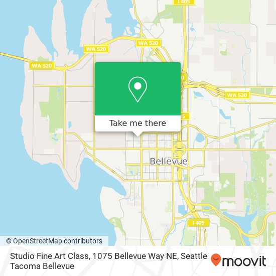 Studio Fine Art Class, 1075 Bellevue Way NE map