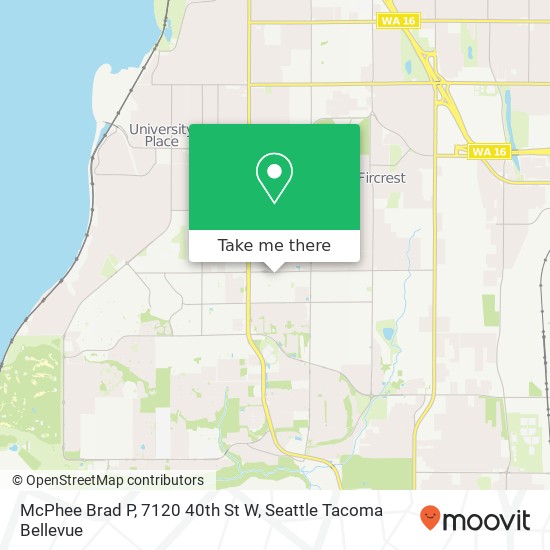 Mapa de McPhee Brad P, 7120 40th St W