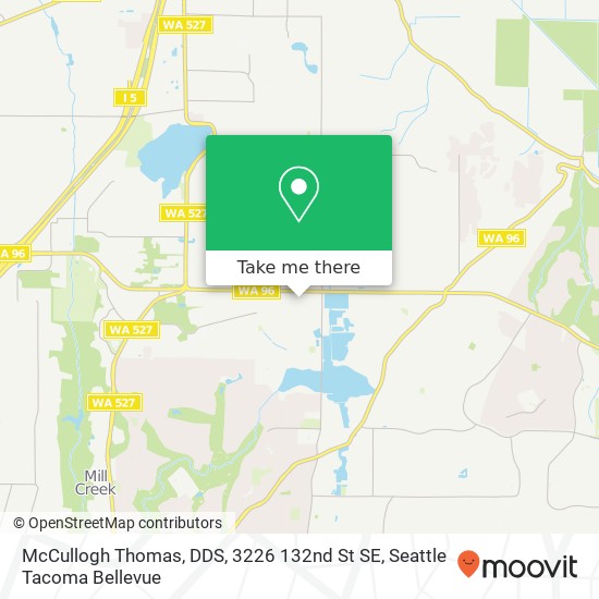 Mapa de McCullogh Thomas, DDS, 3226 132nd St SE