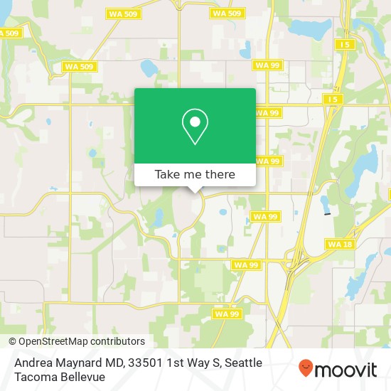 Mapa de Andrea Maynard MD, 33501 1st Way S