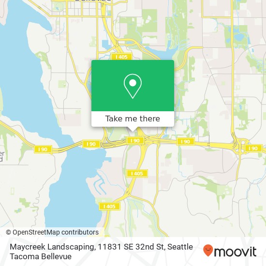 Maycreek Landscaping, 11831 SE 32nd St map