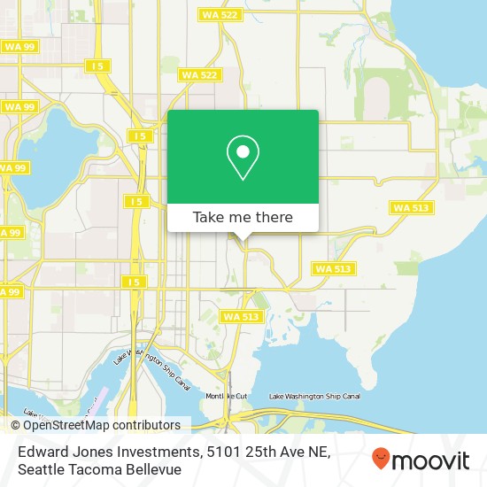 Mapa de Edward Jones Investments, 5101 25th Ave NE