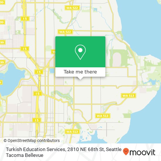 Turkish Education Services, 2810 NE 68th St map