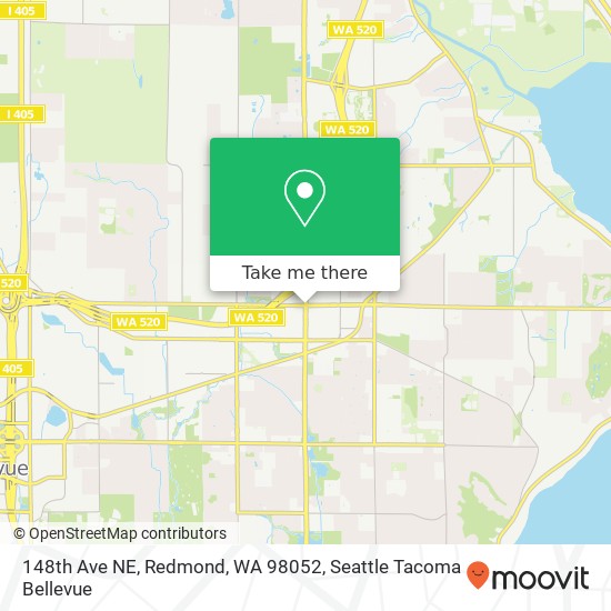 Mapa de 148th Ave NE, Redmond, WA 98052