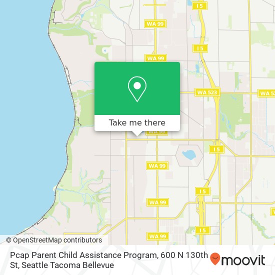 Mapa de Pcap Parent Child Assistance Program, 600 N 130th St