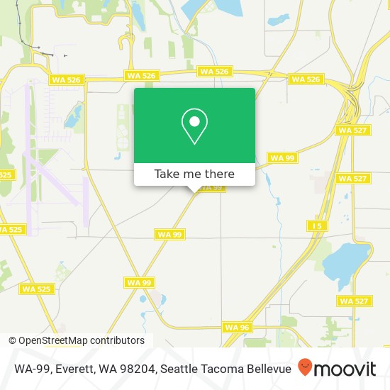 Mapa de WA-99, Everett, WA 98204