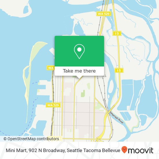 Mapa de Mini Mart, 902 N Broadway