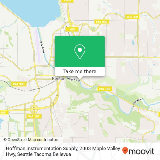 Hoffman Instrumentation Supply, 2003 Maple Valley Hwy map