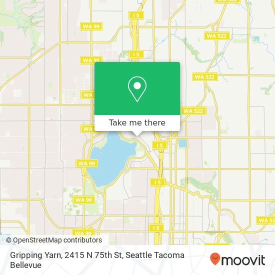 Mapa de Gripping Yarn, 2415 N 75th St