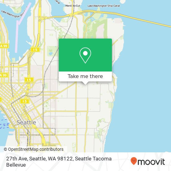 Mapa de 27th Ave, Seattle, WA 98122