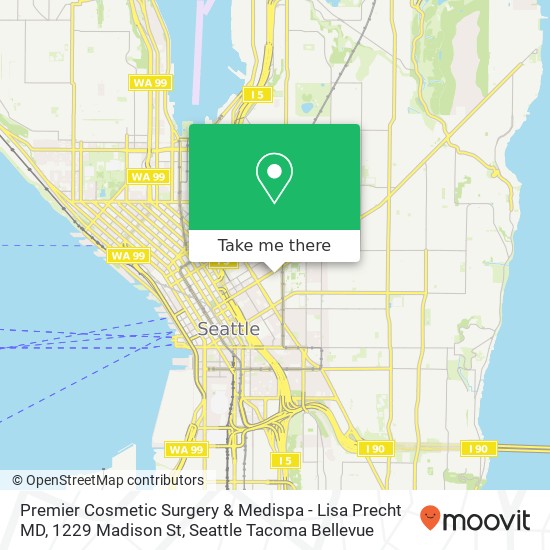 Mapa de Premier Cosmetic Surgery & Medispa - Lisa Precht MD, 1229 Madison St