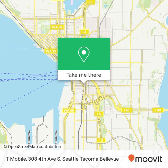 T-Mobile, 308 4th Ave S map