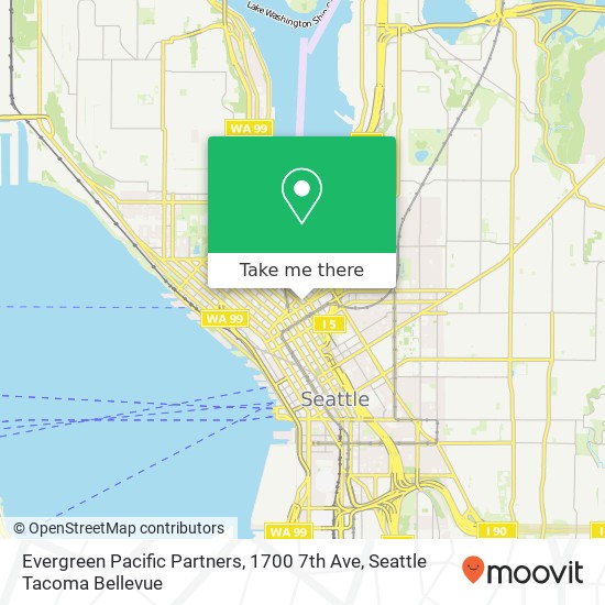 Mapa de Evergreen Pacific Partners, 1700 7th Ave