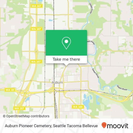 Mapa de Auburn Pioneer Cemetery
