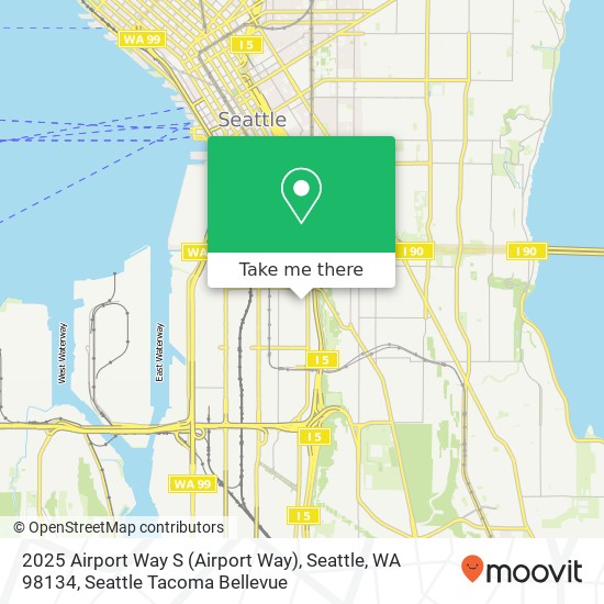 2025 Airport Way S (Airport Way), Seattle, WA 98134 map