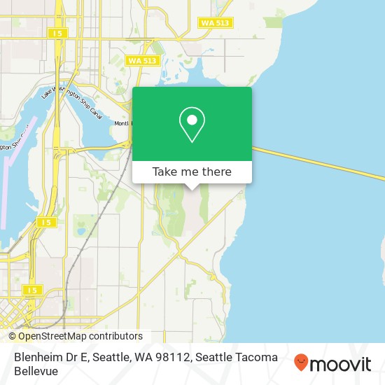 Blenheim Dr E, Seattle, WA 98112 map