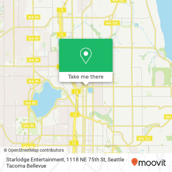 Starlodge Entertainment, 1118 NE 75th St map