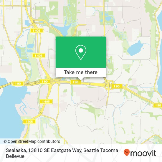 Sealaska, 13810 SE Eastgate Way map