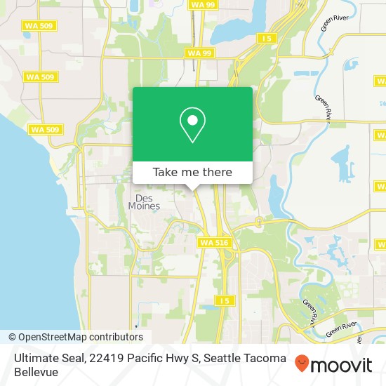 Mapa de Ultimate Seal, 22419 Pacific Hwy S